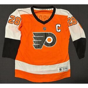 NHL Philadelphia Flyers Claude Giroux #28 Hockey Jersey Youth Size Large / XL